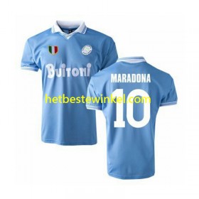SSC Napoli MARADONA 10 Voetbalshirts Retro Thuis 1986